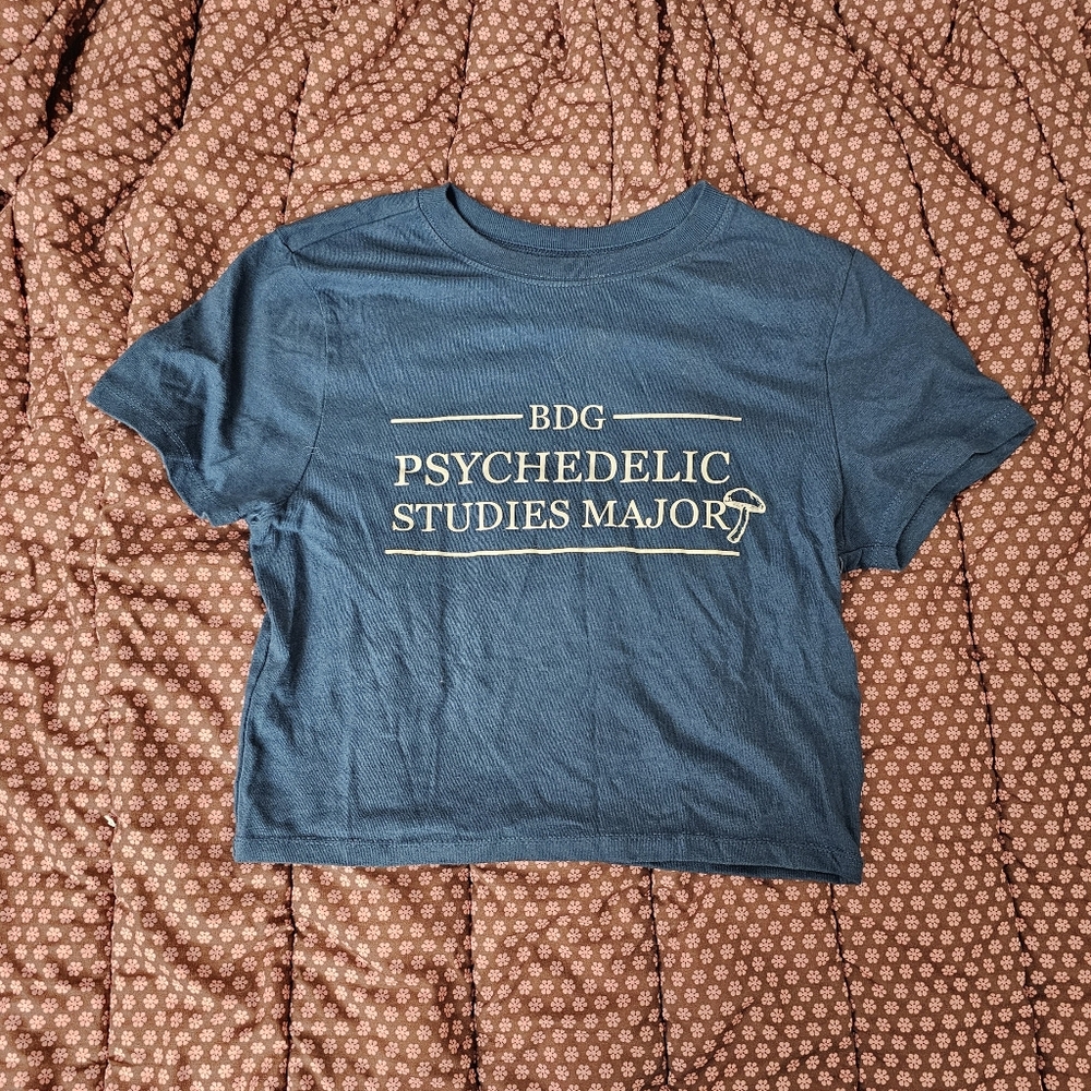 Psychedelic Studies Major BDG Crop Tee